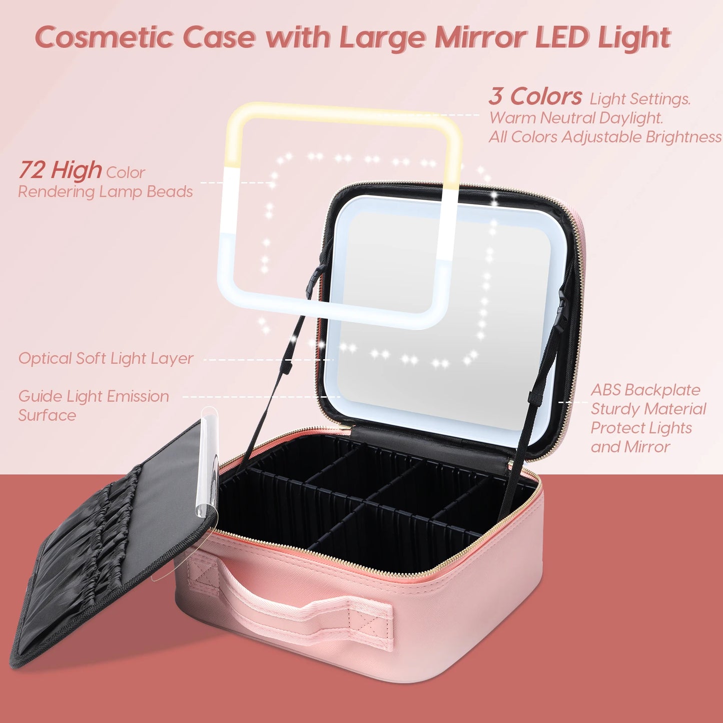 Tidy & Cozy™ LED Makeup Bag